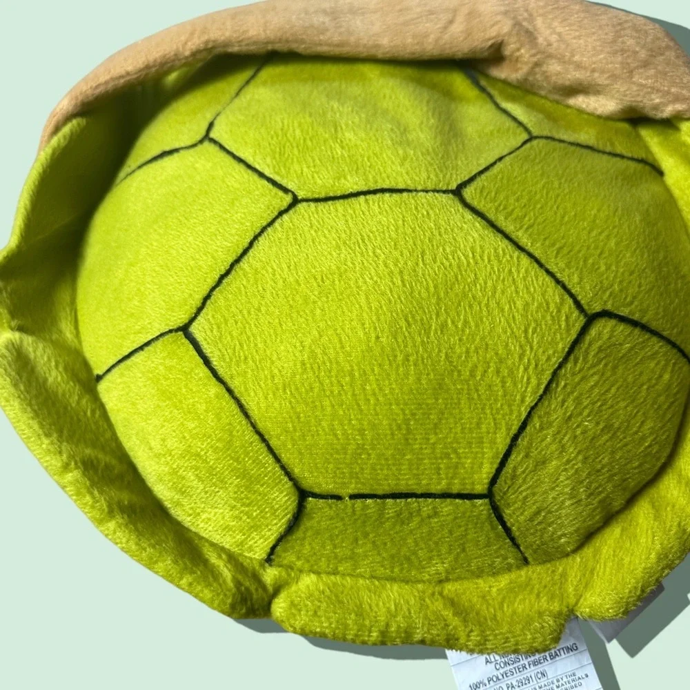Vintage Teenage Mutant Ninja Turtles Soft Plush Pillow Book Bag Sleepover Toy
